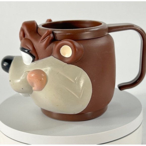 TAZ Tasmanian Devil 1995 3D Warner Bros Looney Tunes Applause Retro Cup Mug - Picture 3 of 14